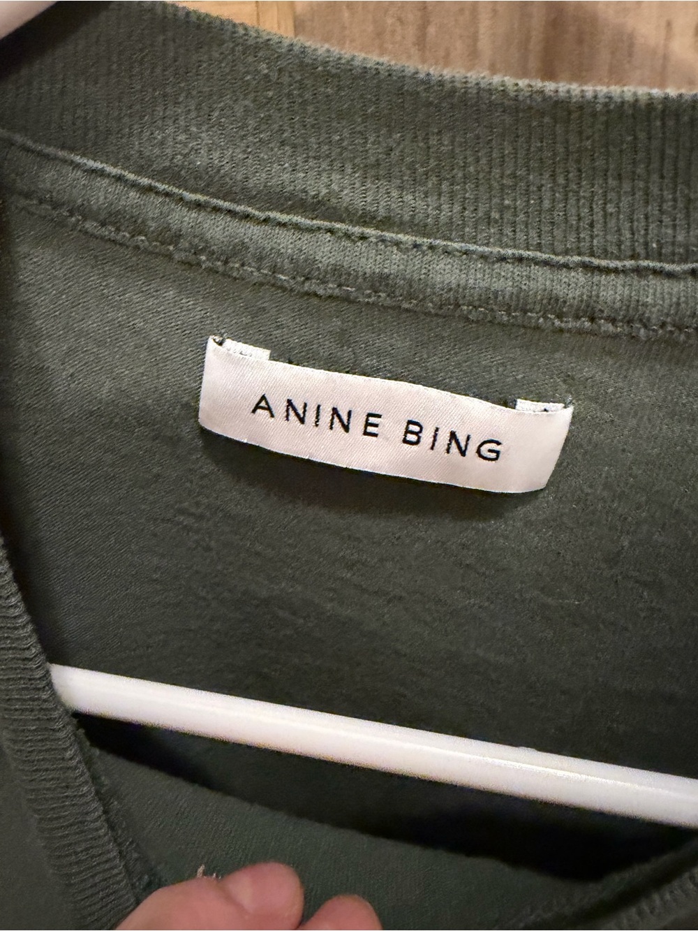 Anine Bing Dark Olive Tiger Graphic Tee - Picture 2 of 3